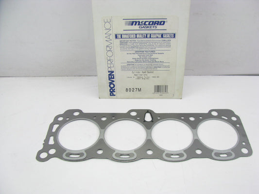 Mccord 8027M Cylinder Head Gasket 1985-1989 Isuzu Impulse 2.0L I4 Turbocharged