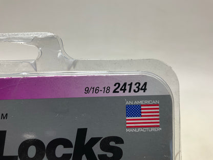 Mcgard 24134 Wheel Lock Set 9/16-18 Nut Duplex Cone Seat 7/8 Hex 2.5''Oal-Chrome