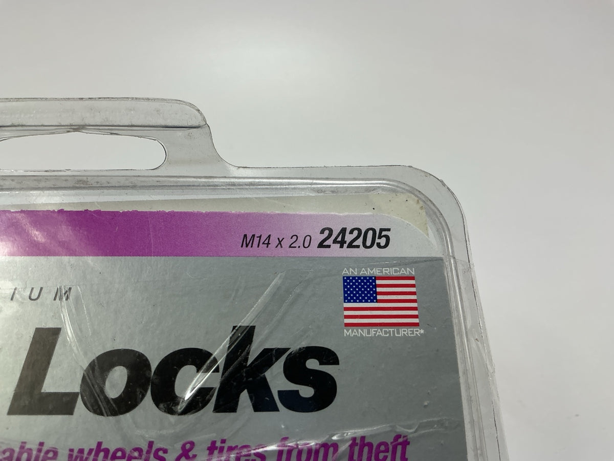 OPEN PACKAGE McGard 24205 Chrome Cone Seat Wheel Locks (M14 X 2.0 Thread Size)