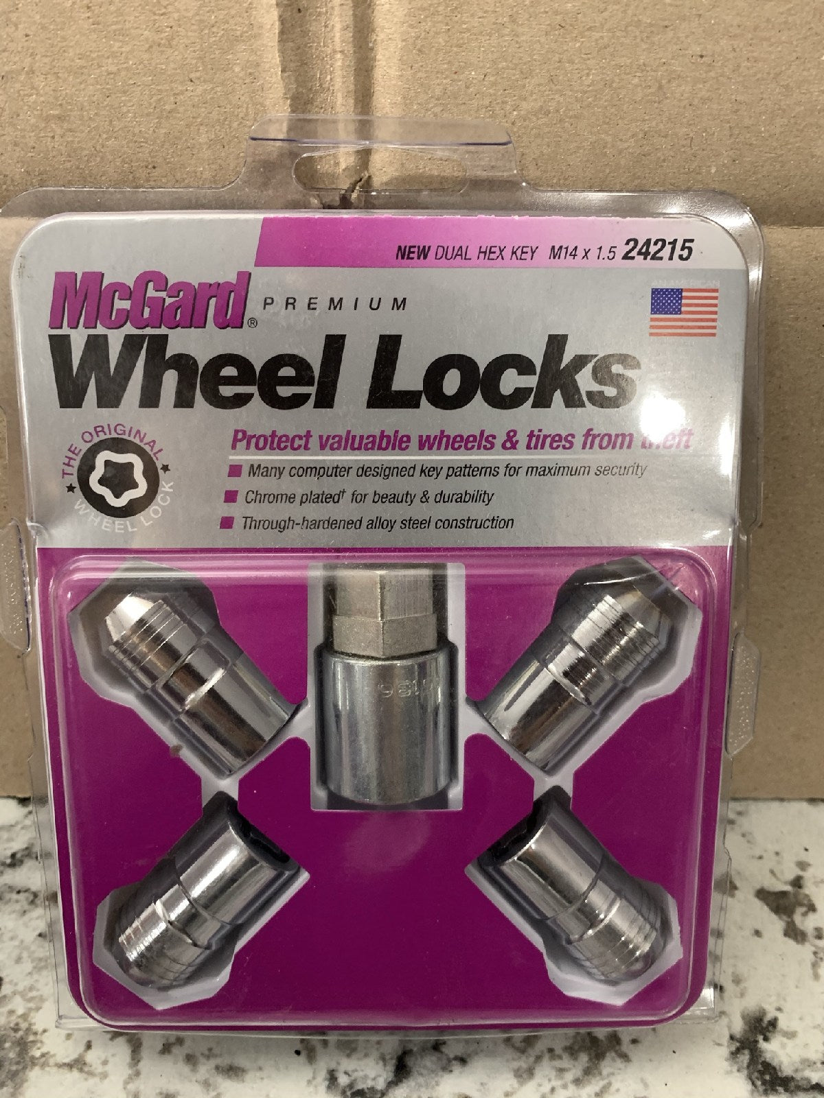 Mcgard 24215 Wheel Lugs Wheel Lock Set, M14 X 1.5 - 4 Pack