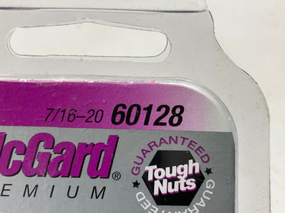 McGard 60128 Chrome Racing Pro Stock .490'' Shank Style Lug Nuts 7/16''-20, 4/Pack