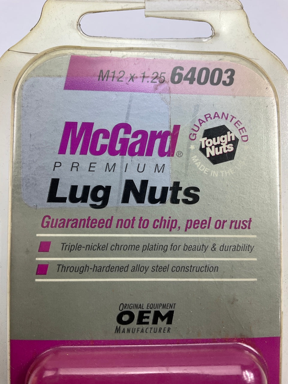 4 / PACK - McGard 64003 Chrome Cone Seat Style Lug Nuts (M12 X 1.25 Thread Size)