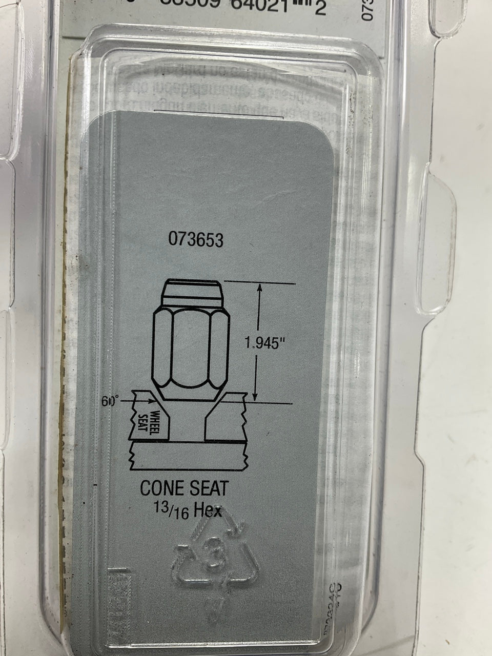 20 / PACK - McGard 64021 Lug Nuts 14mm X 1.50, 13/16'' Hex Cone Closed End Chrome