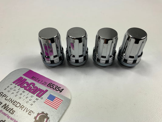 Mcgard 65354 SplineDrive Wheel Lug Nuts, M12 X 1.25 Thread Size, Pack Of 4