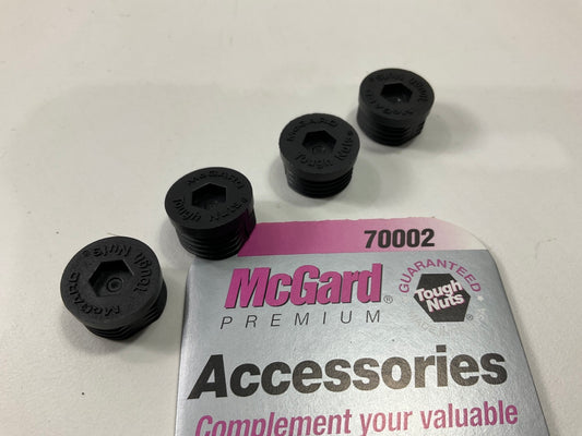 McGard 70002 Black Nylon Replacement Lug Nut Plug Caps, Set Of 4