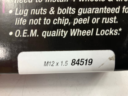 McGard 84519 5 Lug Hex M12x1.5 Wheel Lug Nuts & Lock Install Kit (Under Hub Cap)