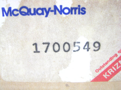 Mcquay-norris 1700549 Driveshaft Center Support Bearing