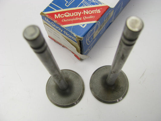 (2) Mcquay-Norris 440764 INTAKE Engine Valves 1983-1993 Mazda 2.0L 2.2L-L4