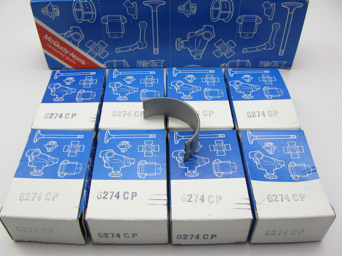 Mcquay-norris 6274CP STANDARD Connecting Rod Bearings - Buick 350 V8 2500RAA