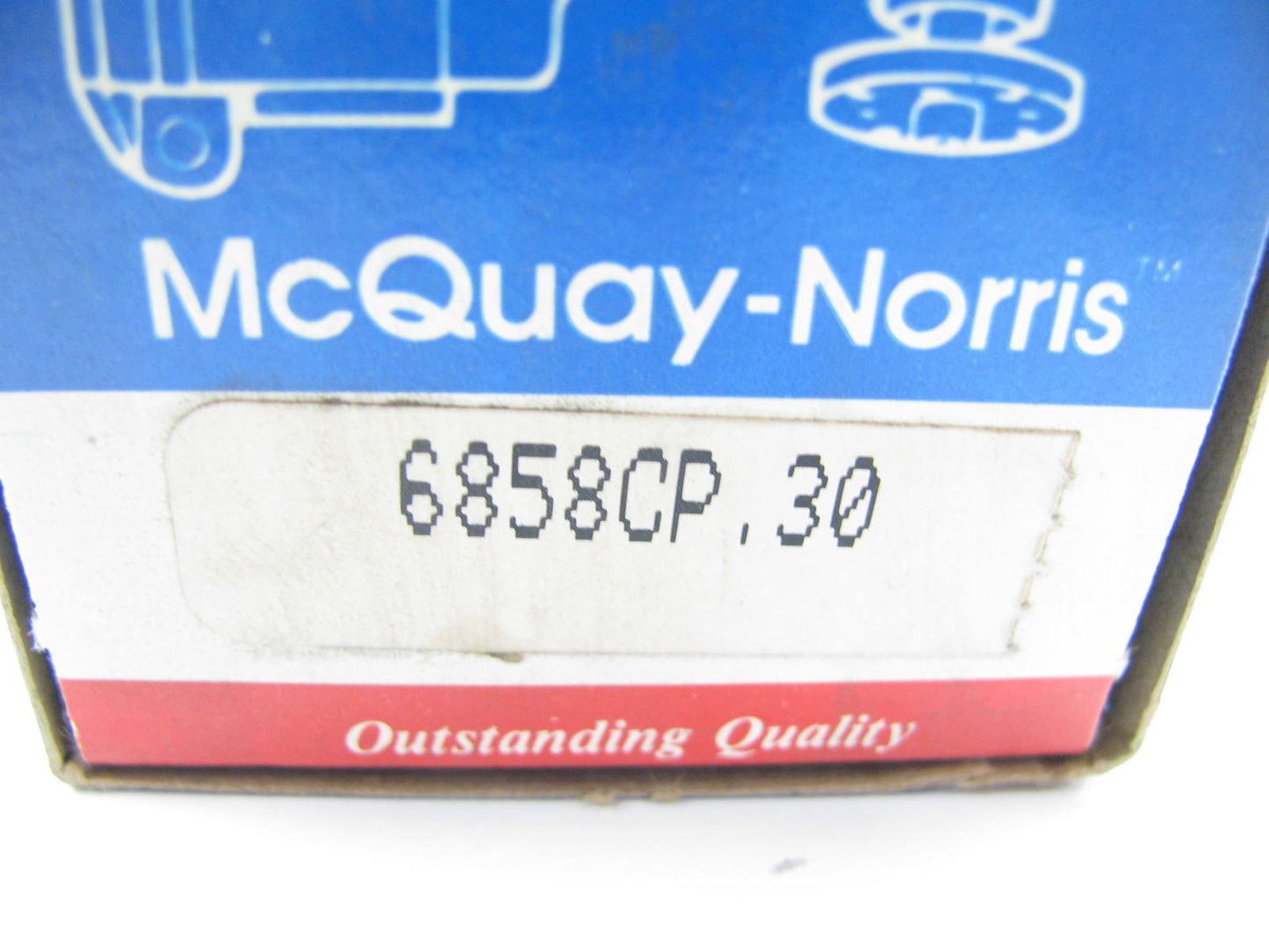 (4) Mcquay-Norris 6858CP Rod Bearings .030'' Size  Ford Lincoln Mercury 2.3L 2.5L