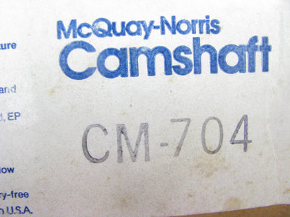 Mcquay-norris CM-704 Engine Camshaft 1982-1987 Chevrolet GMC 6.2L-V8 Diesel