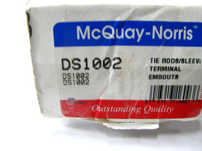 Mcquay-norris DS1002 Front Left Inner Tie Rod End 1980-1985 Ford F250 F350 4WD