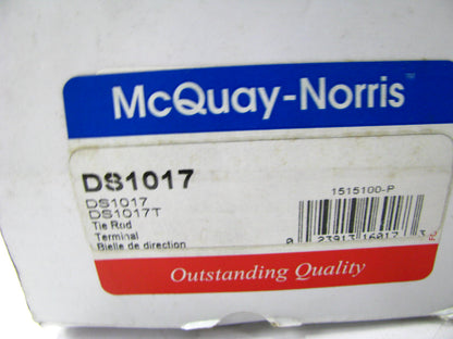 Mcquay-norris DS1017 Steering Tie Rod End - Front Left Inner
