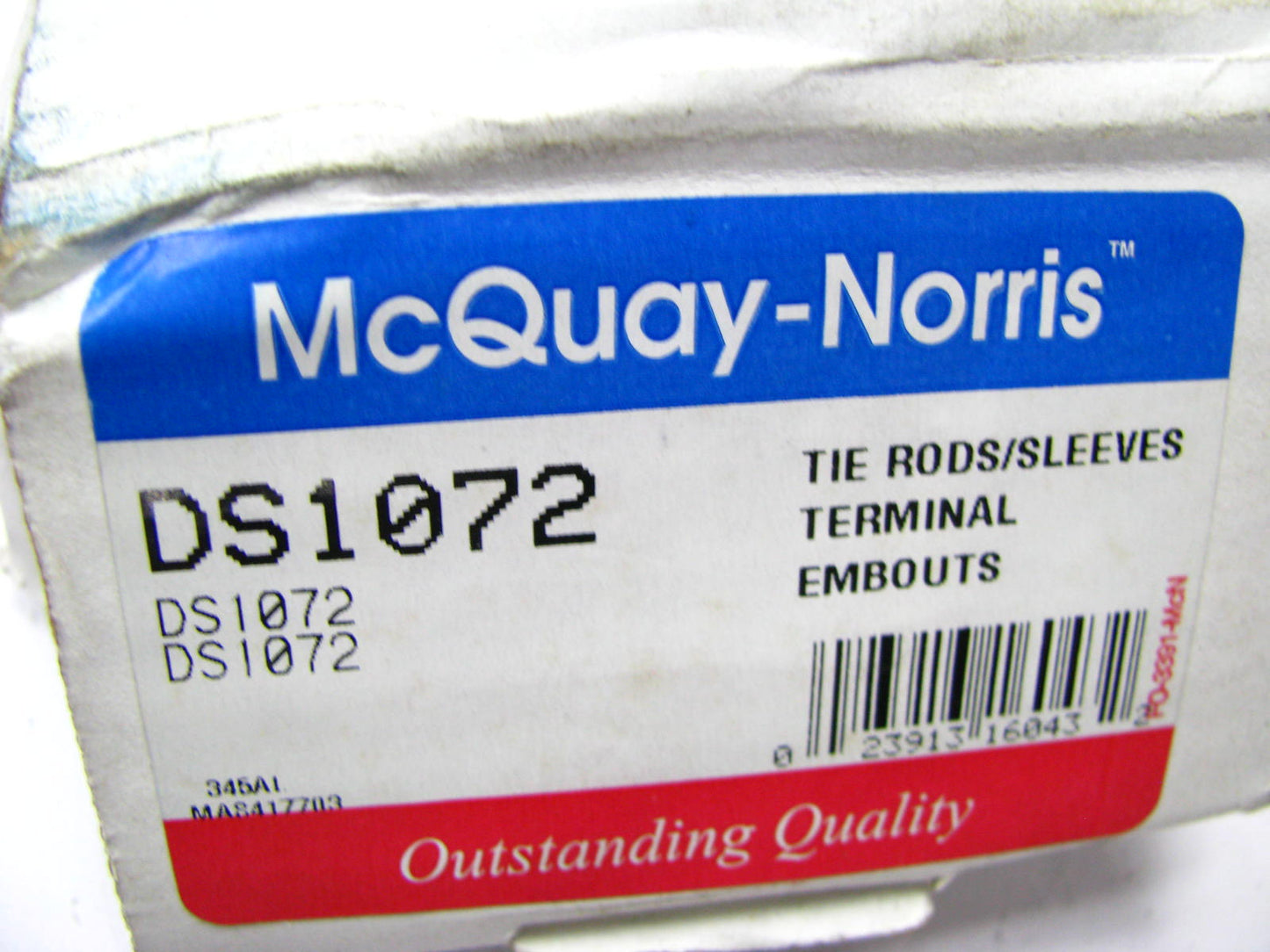 Mcquay-norris DS1042 Front Left Inner Tie Rod End 1983-89 Ford Ranger Bronco II