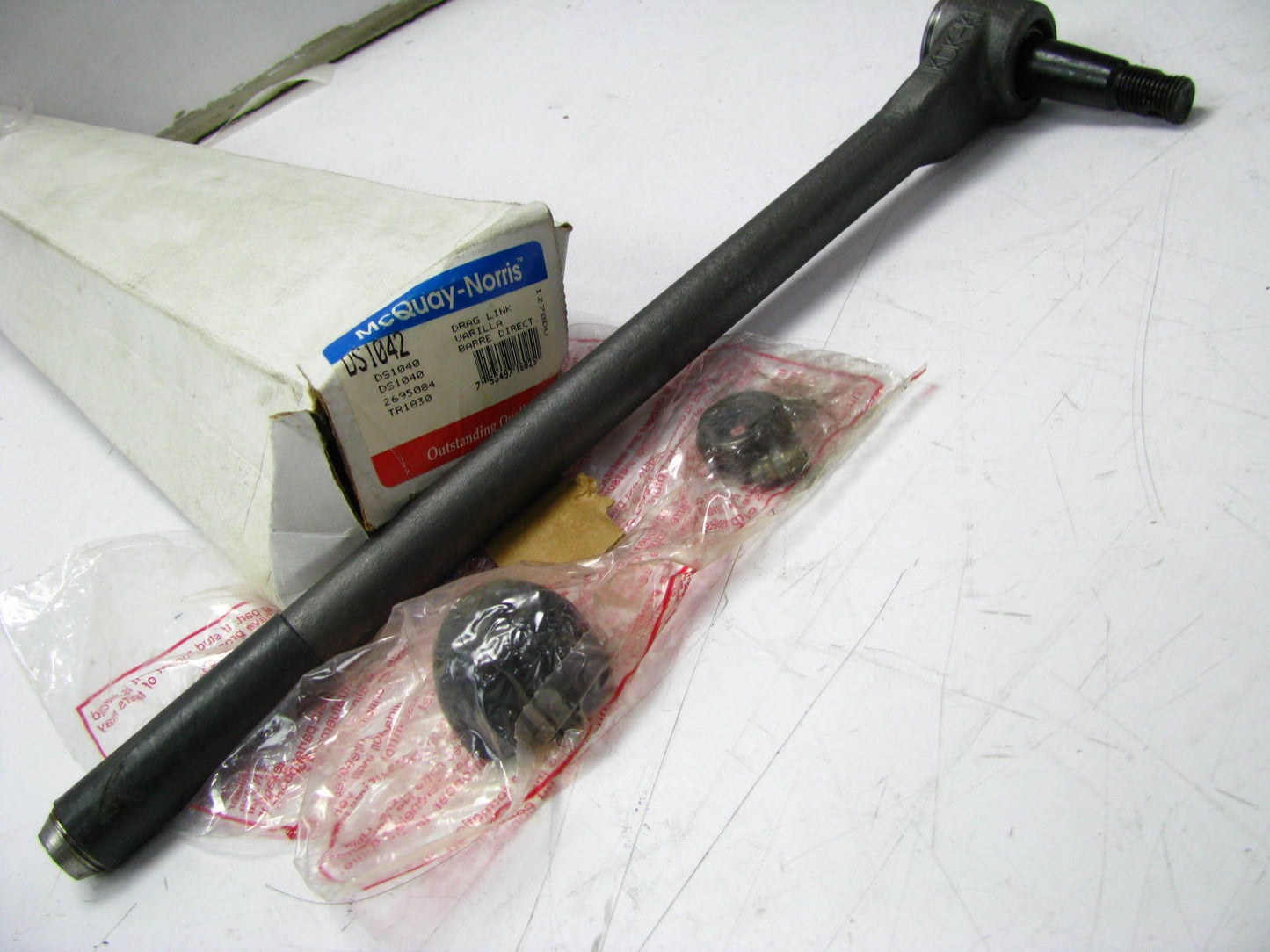 Mcquay-norris DS1042 Front Left Inner Tie Rod End 1983-89 Ford Ranger Bronco II