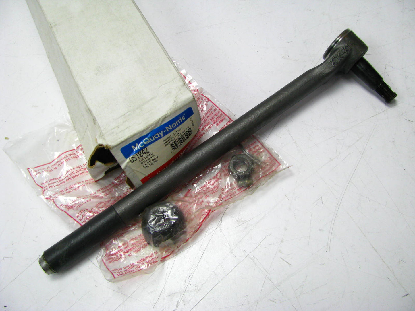 Mcquay-norris DS1042 Front Left Inner Tie Rod End 1983-89 Ford Ranger Bronco II