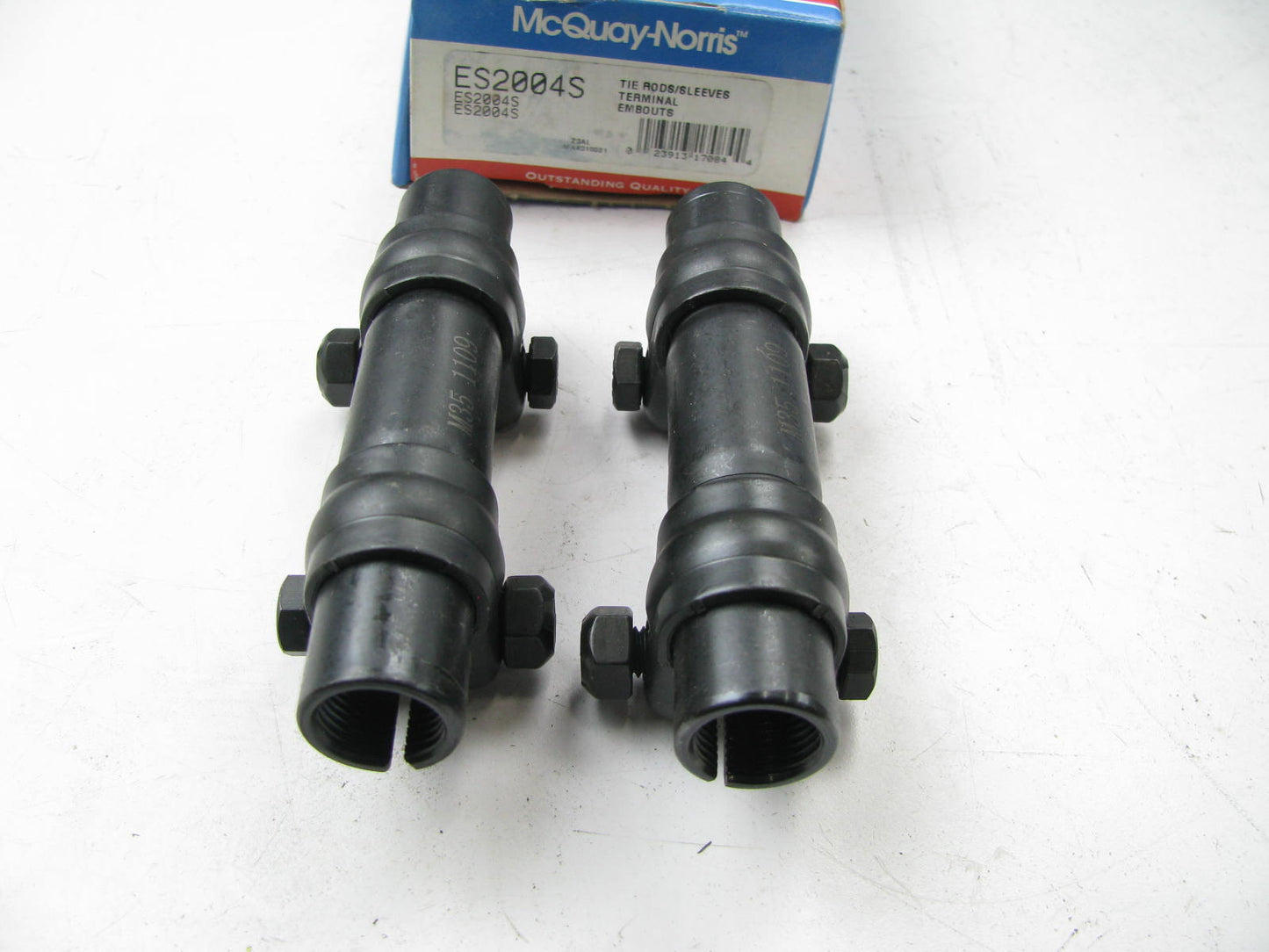 (2) Mcquay-norris ES2004S Steering Tie Rod End Adjusting Sleeve - Front