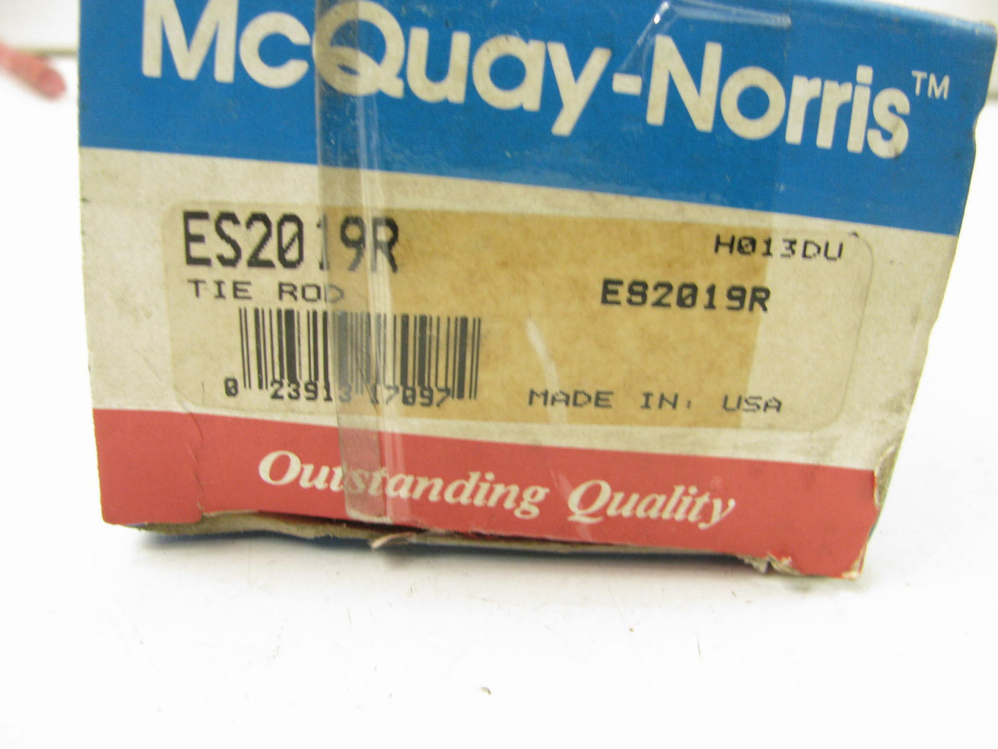 Mcquay-norris ES2019R Outer Steering Tie Rod Ends, Made In USA