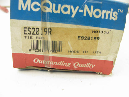 Mcquay-norris ES2019R Outer Steering Tie Rod Ends, Made In USA