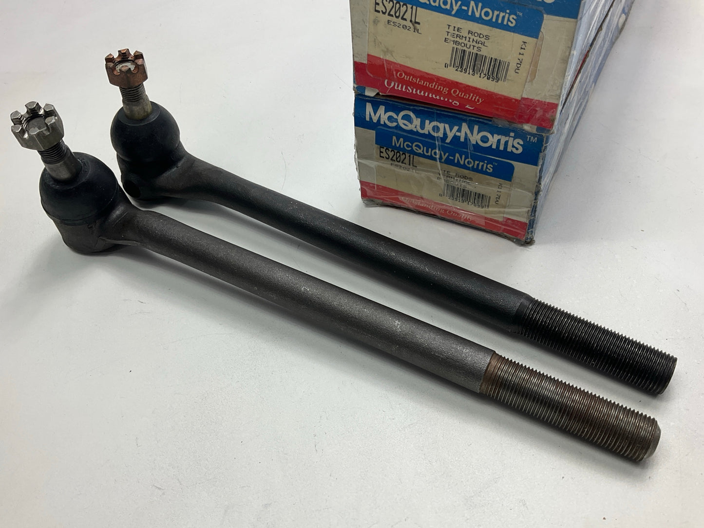 (2) Mcquay-norris ES2021L Inner Tie Rod End 74-75 IHC Harvester 200 75 Travelall