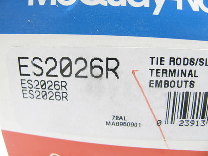 Mcquay-norris ES2026R Steering Tie Rod End - Front Outer