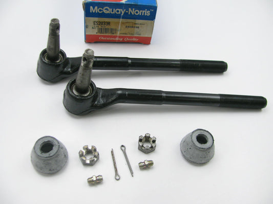 (2) Mcquay-norris ES2033R Steering Tie Rod End - Front Outer