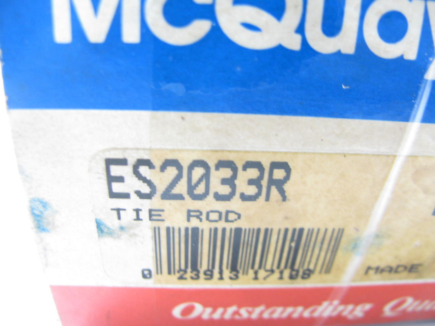 (2) Mcquay-norris ES2033R Steering Tie Rod End - Front Outer