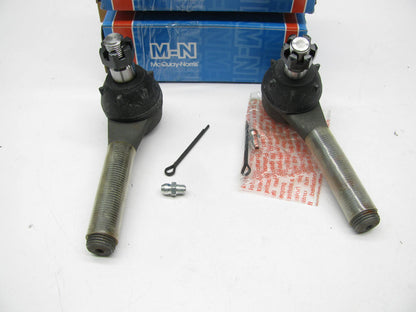 (2) Mcquay-norris ES2057L Steering Tie Rod End - Front Outer