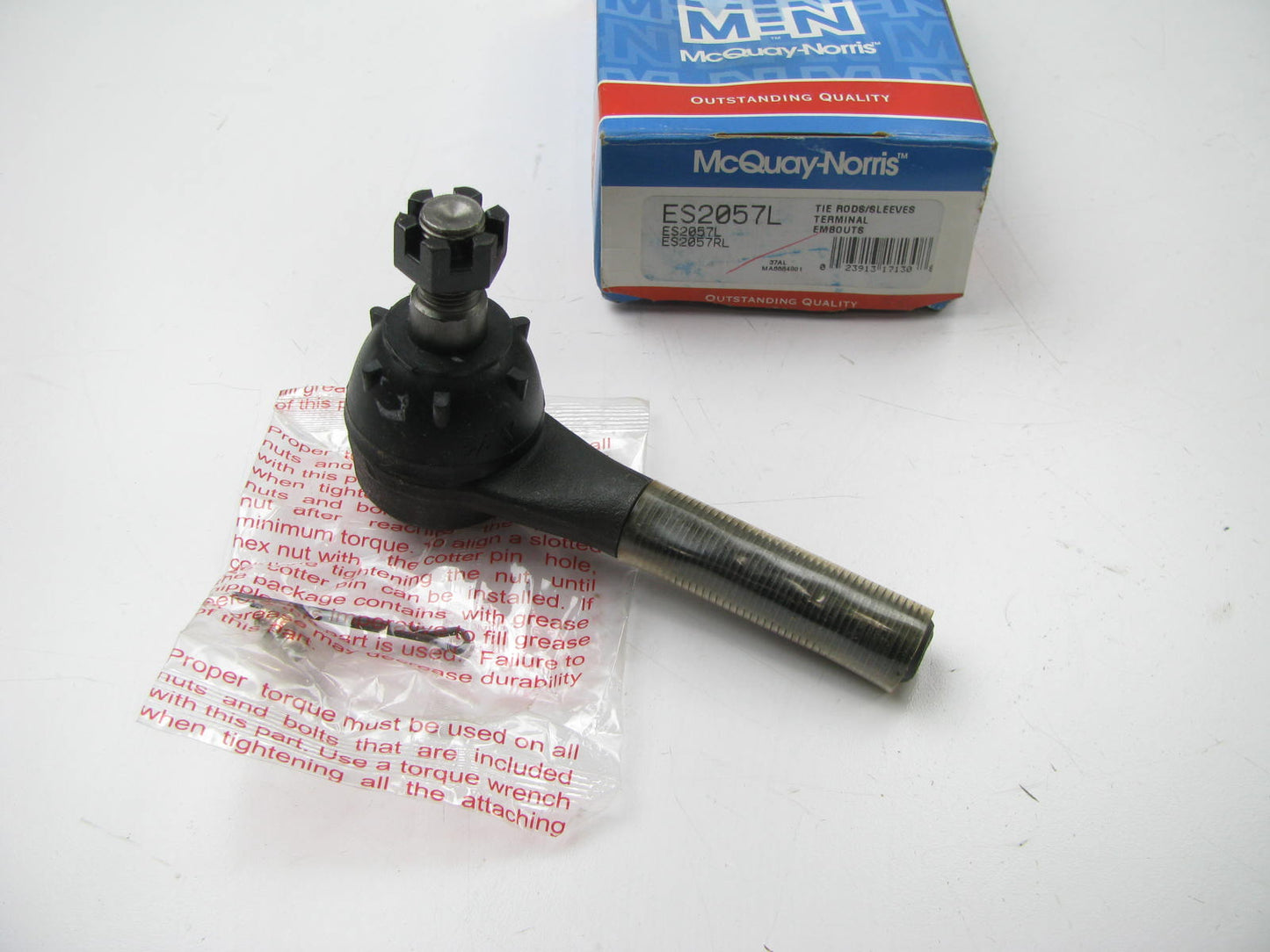 Mcquay-norris ES2057L Steering Tie Rod End - Front Outer