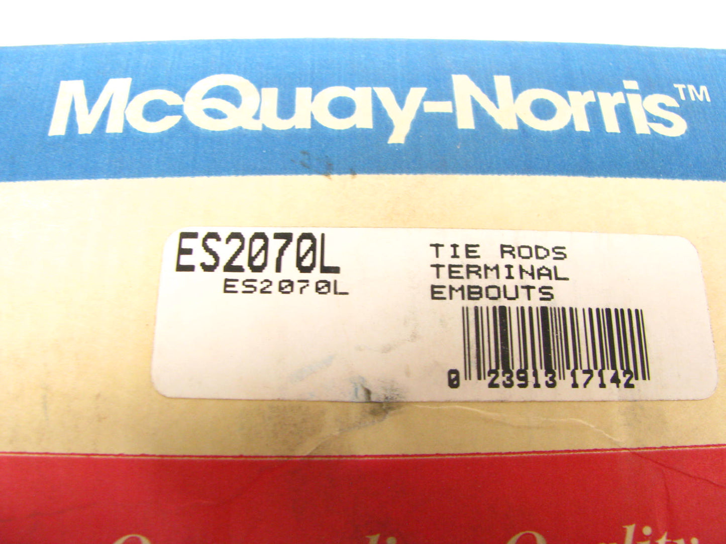 Mcquay-norris  LEFT OUTER Steering Tie Rod End - ES405L