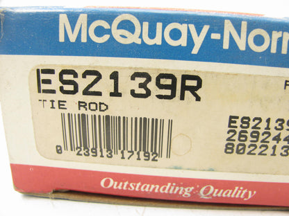 Outer Steering Tie Rod End McQuay-Norris ES2139R Type 2