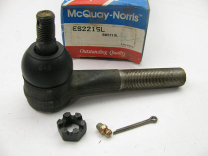 Mcquay-norris ES2215L LEFT OUTER Steering Tie Rod End - 4WD ONLY