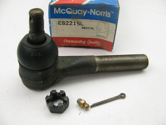 Mcquay-norris ES2215L LEFT OUTER Steering Tie Rod End - 4WD ONLY