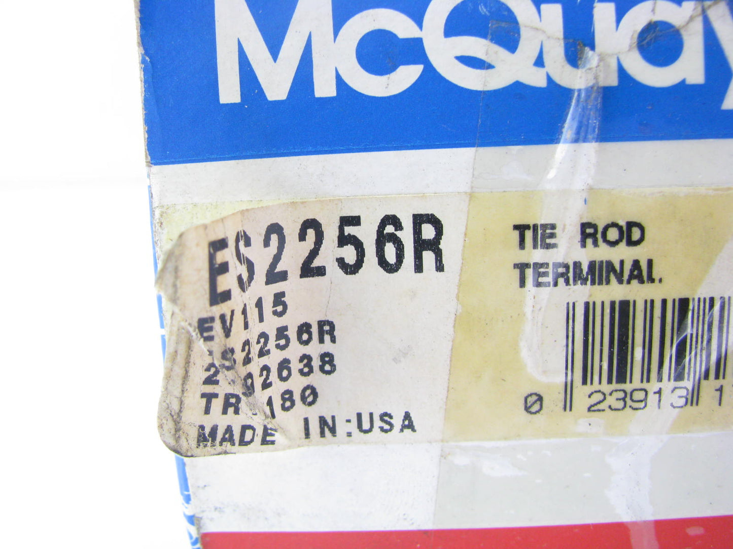 Mcquay-norris ES2256R Front Inner Steering Tie Rod End - EV115 2692638