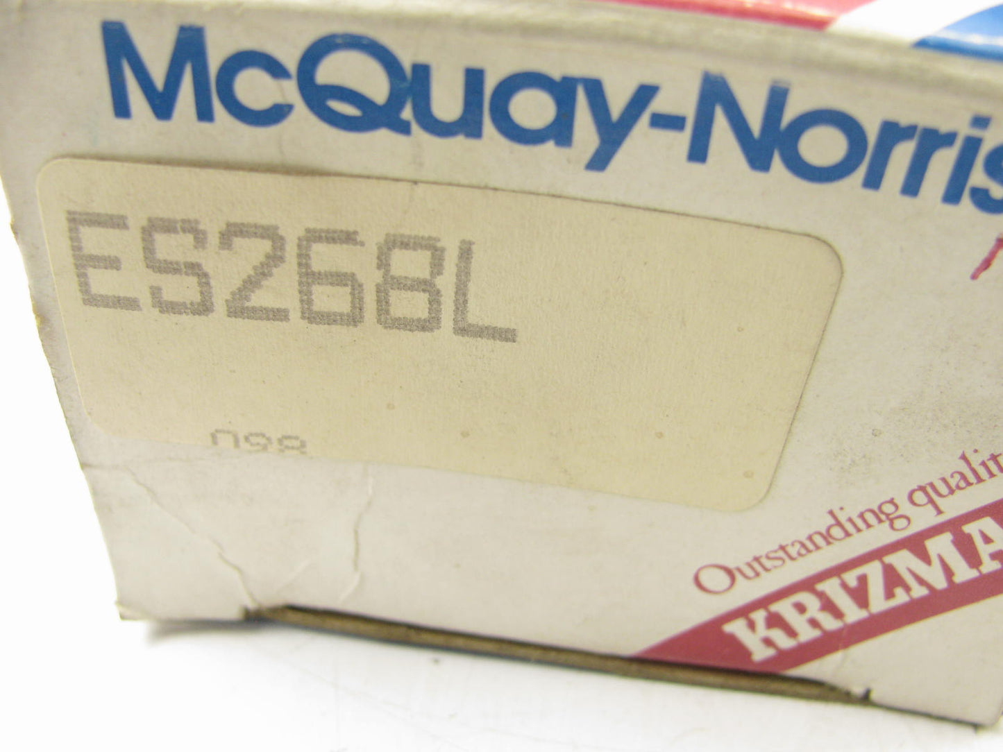 Mcquay-norris ES268L Steering Tie Rod End - Front Left Outer