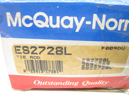 Mcquay-norris ES2728L LEFT Outer Tie Rod End - 1985-1994 F-250 4X4 4WD ONLY