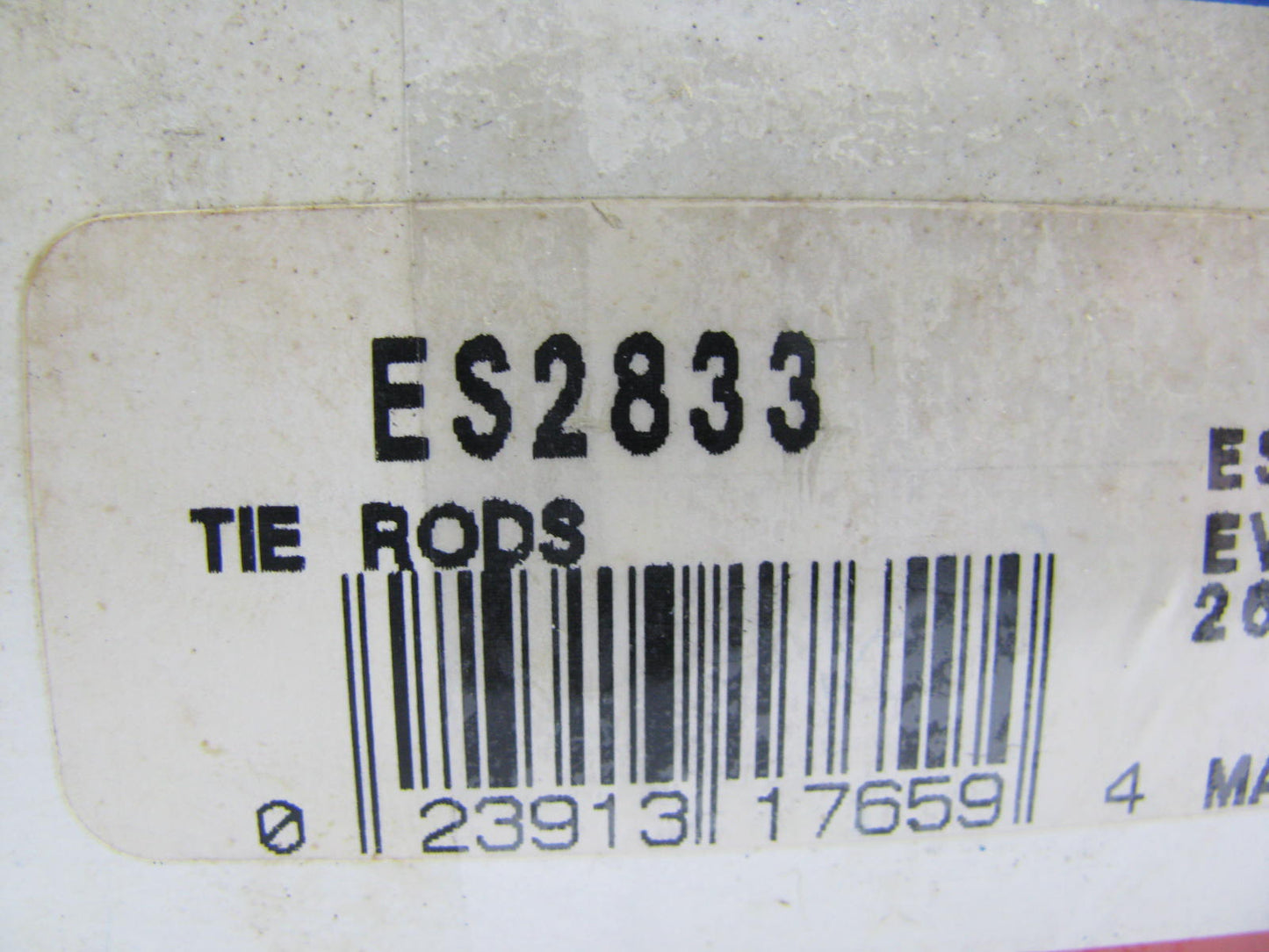 Mcquay-norris ES2833 Steering Tie Rod End - Front Inner