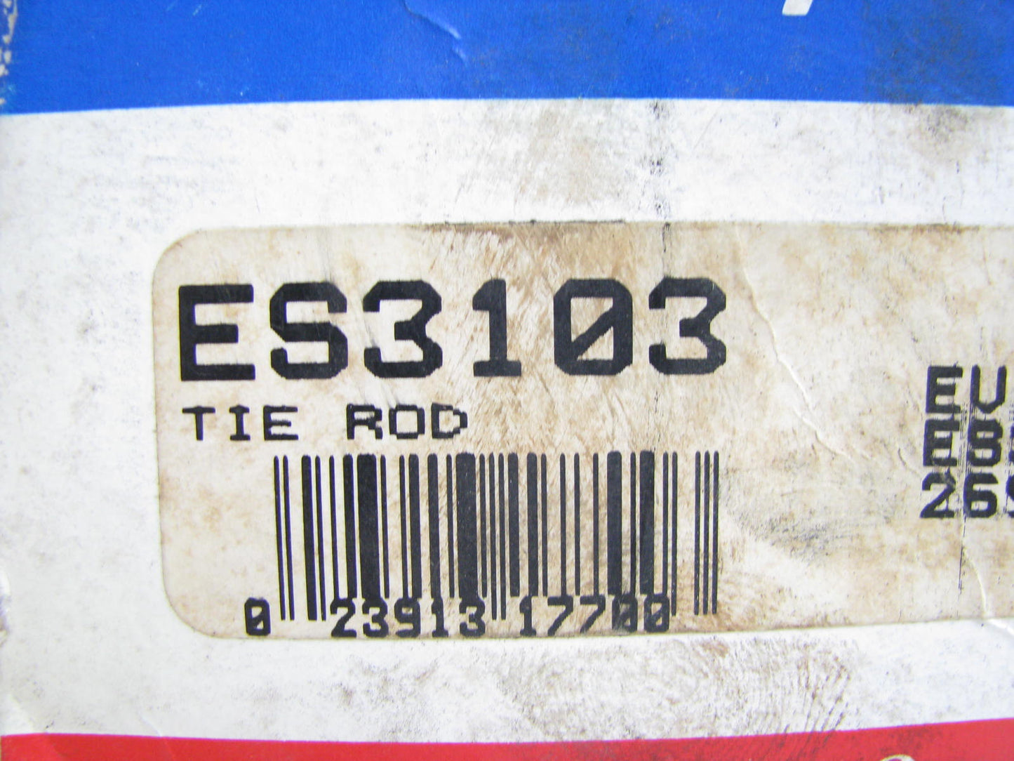 Mcquay-norris ES3103 Front Inner Steering Tie Rod End - EV1895 EB3103 26106
