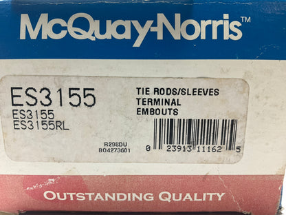 (2) Mcquay Norris ES3155 Front Outer Steering Tie Rod End For 1989-98 Mazda MPV