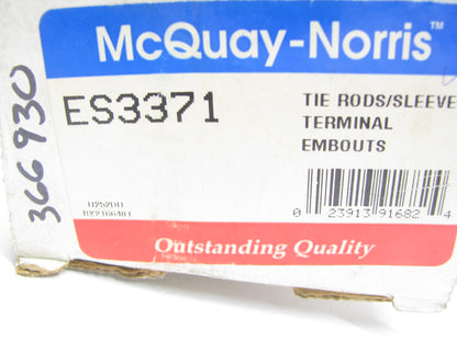 Mcquay-norris ES3371 Front Left Inner Steering Tie Rod End