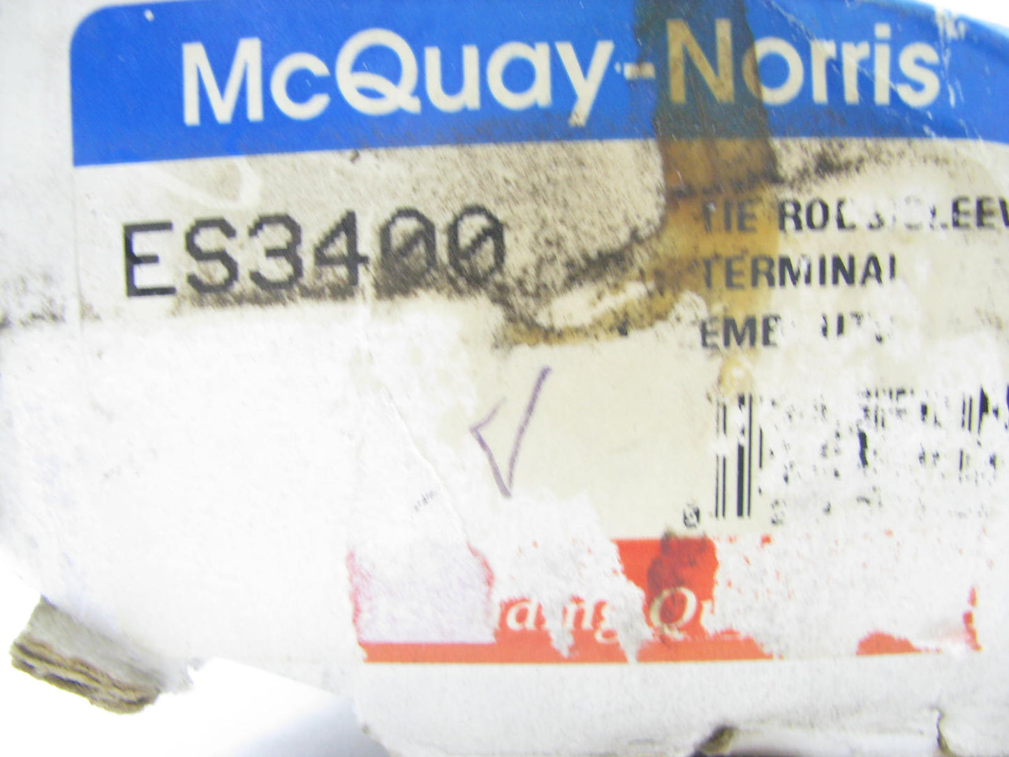 Mcquay-norris ES3400 Steering Tie Rod End - Front Inner
