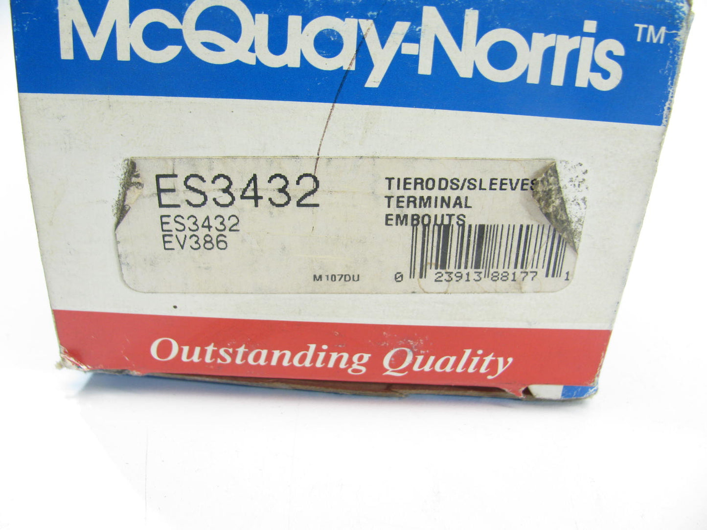 Mcquay-norris ES3432 Front Right Inner Tie Rod End - 1996-98 MAZDA MPV 4WD ONLY