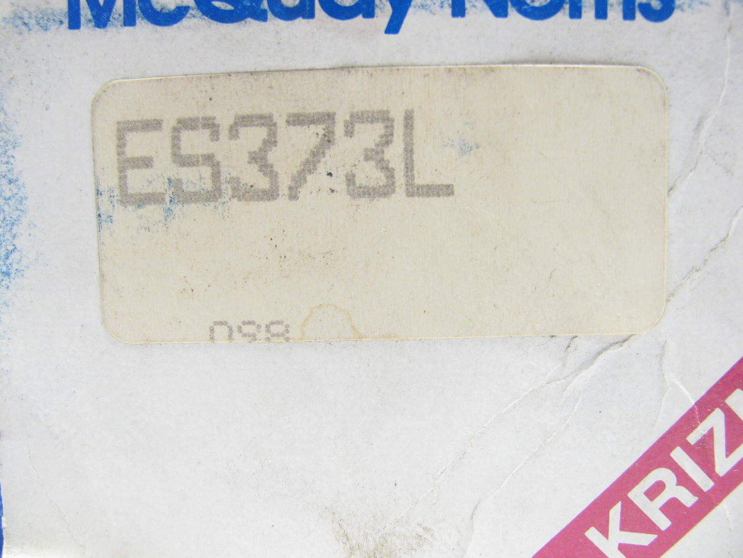 Mcquay-norris ES373L FRONT LEFT OUTER Steering Tie Rod End