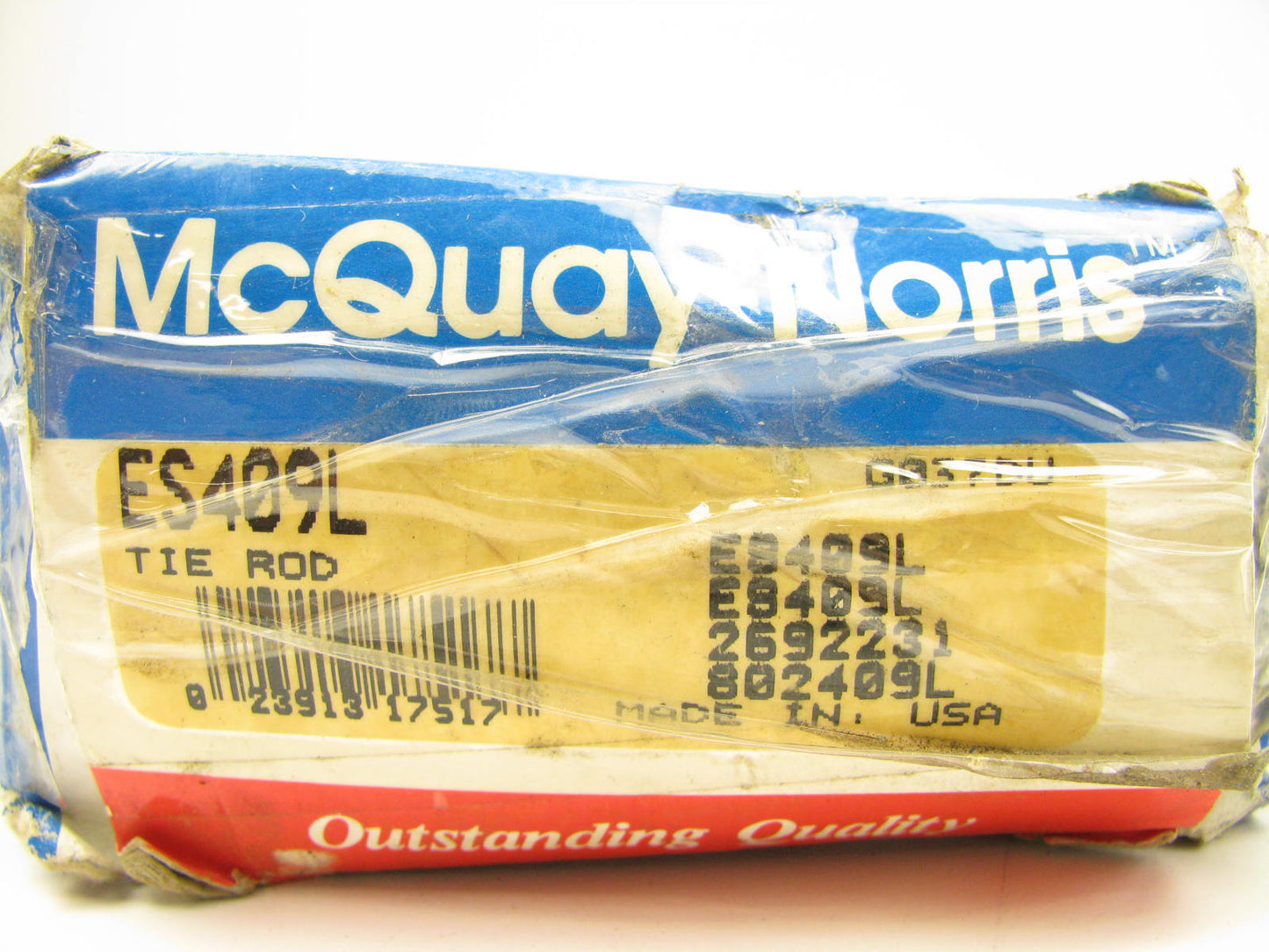 McQuay-Norris ES409L FRONT INNER Steering Tie Rod End