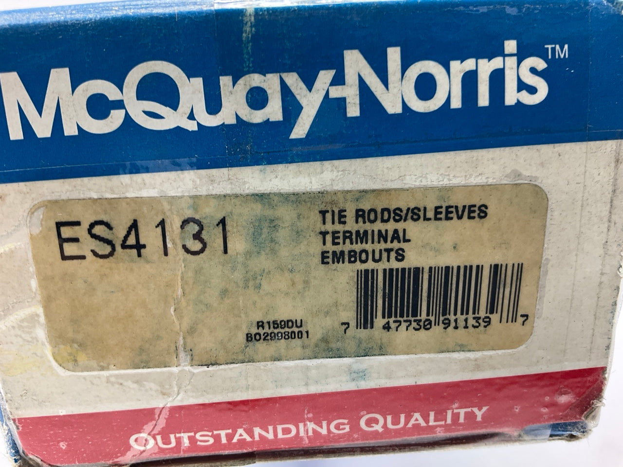 Mcquay-norris ES4131 Front Inner Steering Tie Rod End