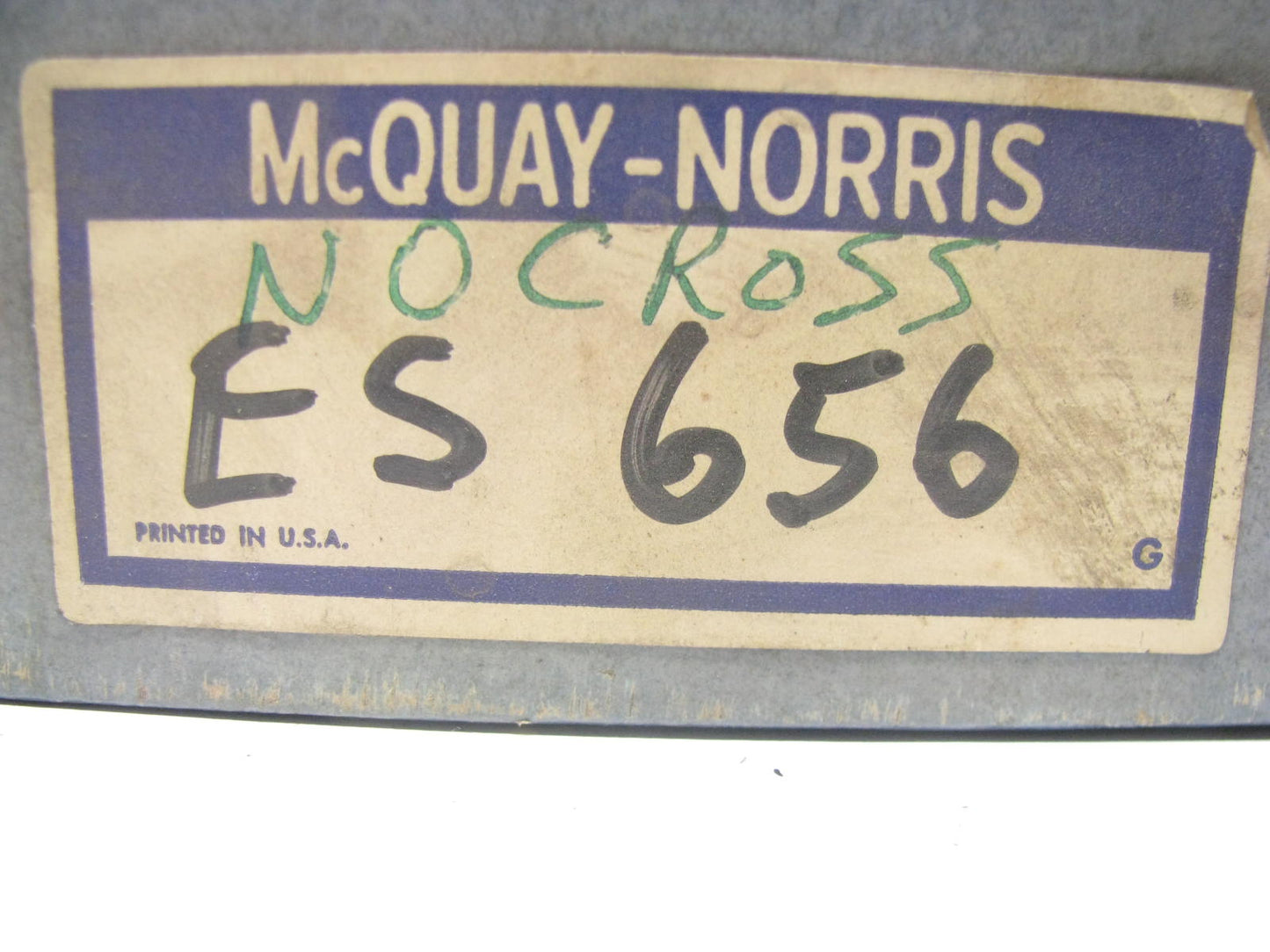 Mcquay-norris ES656 Power Steering Tie Rod End - Front Right Inner
