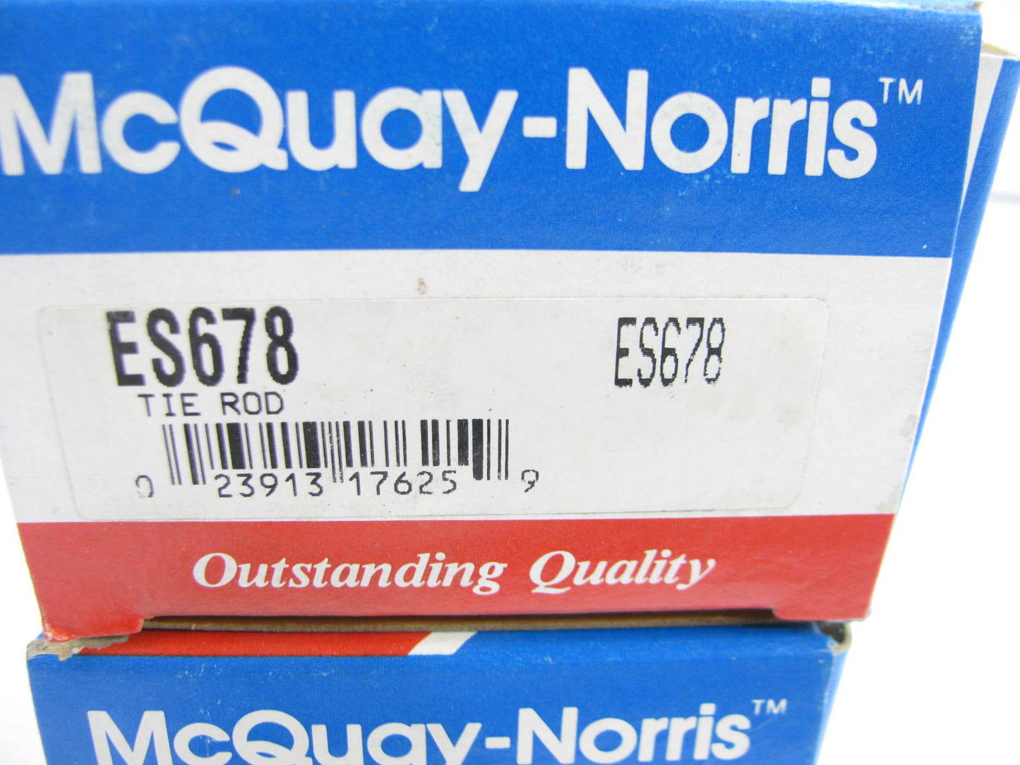 (2) Mcquay-norris ES678 Steering Tie Rod Ends Front Inner 1963-1964 Chevy Truck