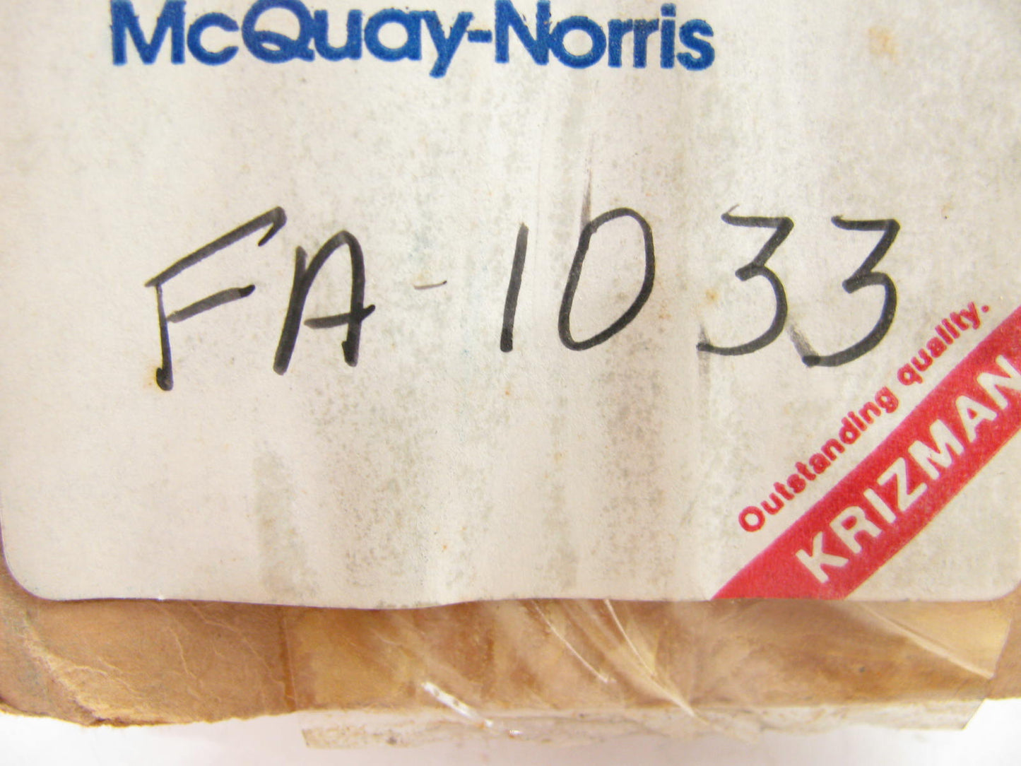Mcquay-norris FA1033 FRONT LEFT Suspension Control Arm Shaft Kit
