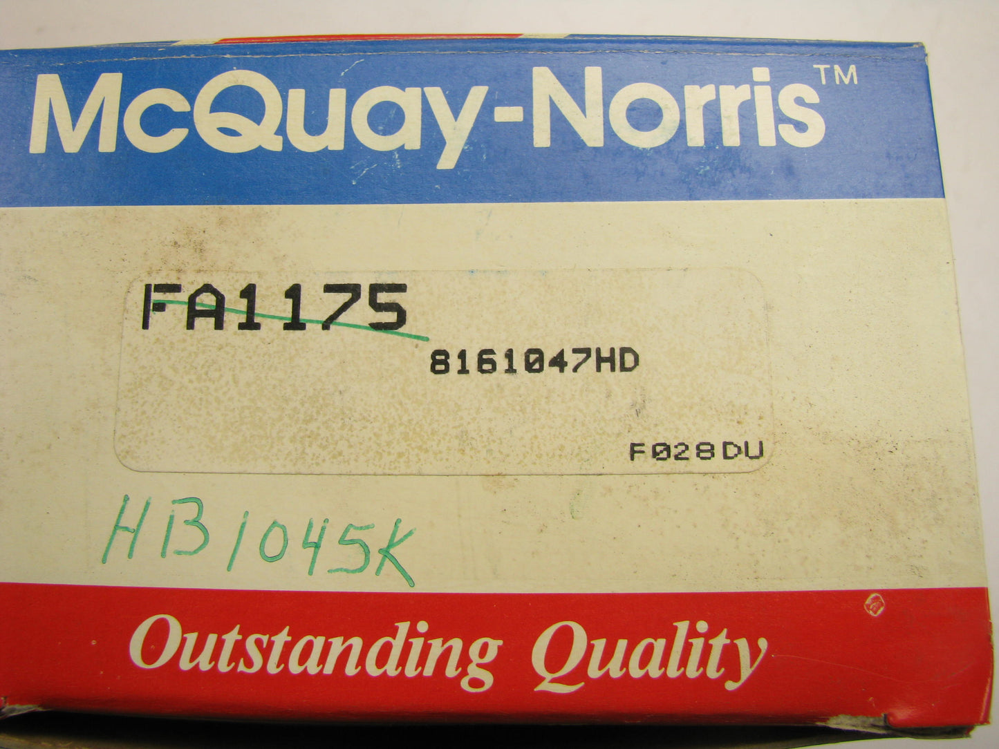 Mcquay-norris FA1175 Radius Arm Chassis Bushing - Front