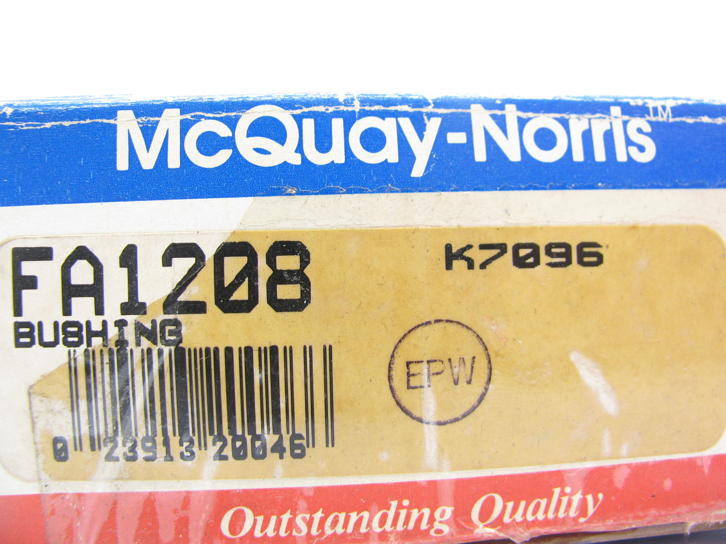 (2) Mcquay-norris FA1208 Front Suspension Stabilizer Sway Bar Bushings